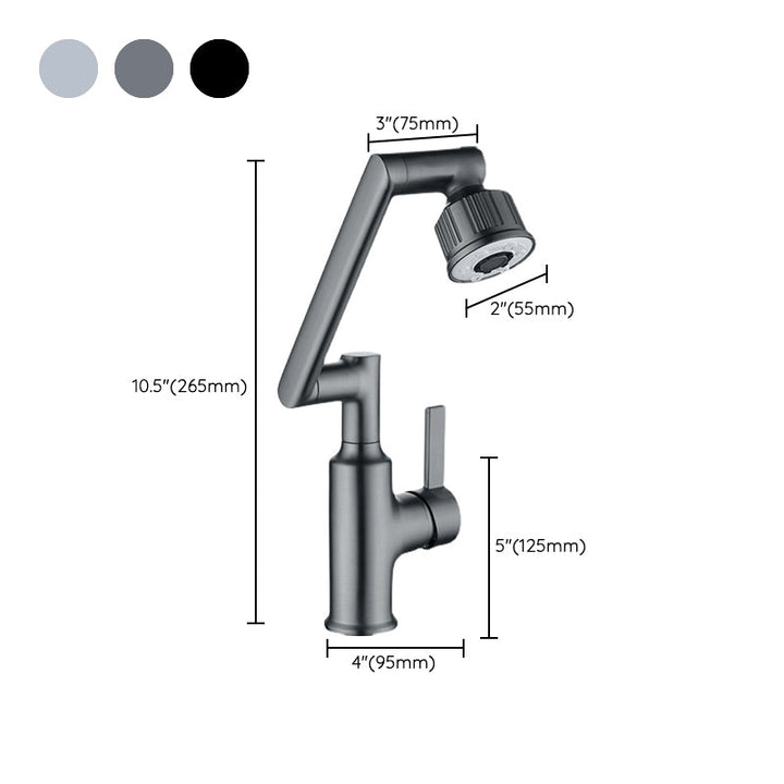 Lisslune | Contemporary Style Faucets Single Lever Basin Mixers