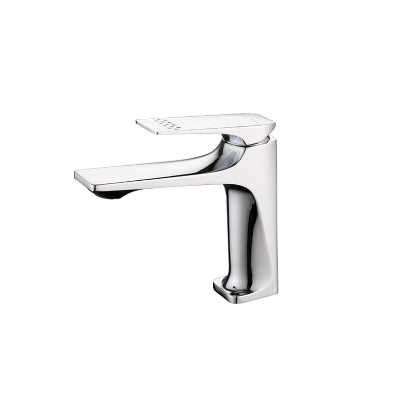 Lisslune | Modern Bathroom Faucet Brass Deep Arc Lever Handle with Faucet Hose