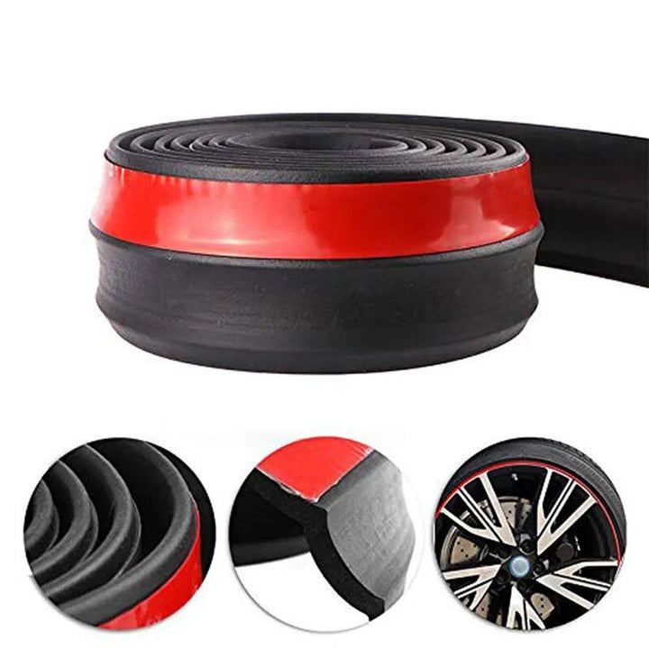 Lisslune | Universal Car Front Bumper Lip Protector & Rubber Skirt
