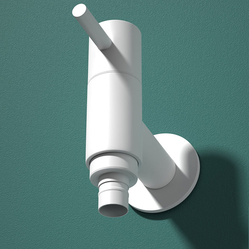 Lisslune | Contemporary Wall-Mounted Bathroom Faucet Single Hole Solid Brass Round Faucet