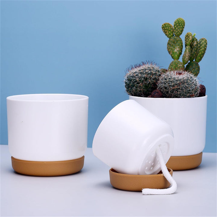 Lisslune | Self-watering flower pot for orchids and plants – Plastic plant container