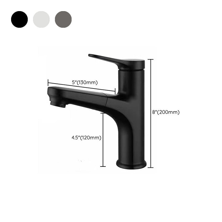 Lisslune | Contemporary Style Centerset Water Faucets Bathroom Fixtures with Lever Handle