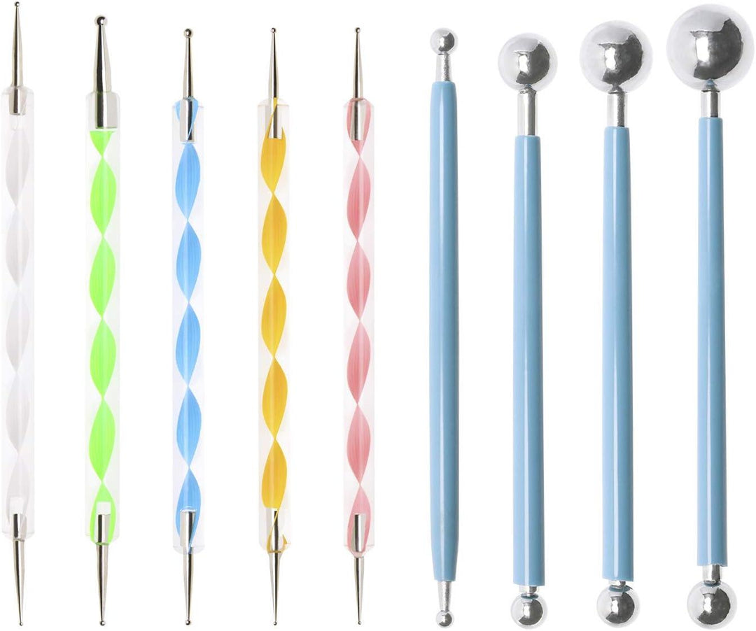 Lisslune | Mandala Artistry Essentials: 18-piece premium dotting tool set for creative expressions