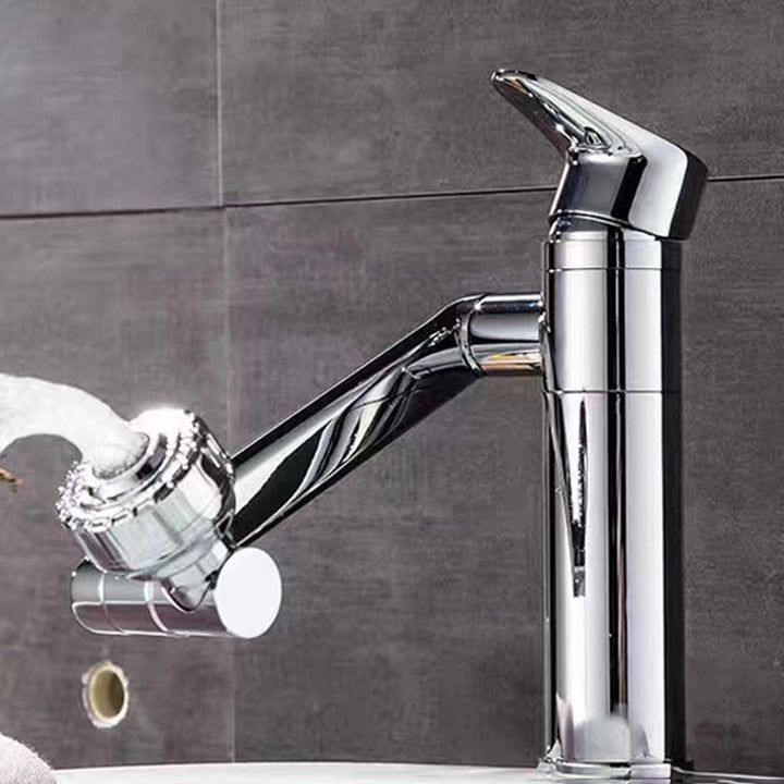 Lisslune | Modern Copper Low Arch Centerset Faucets Bathroom Sink Faucet