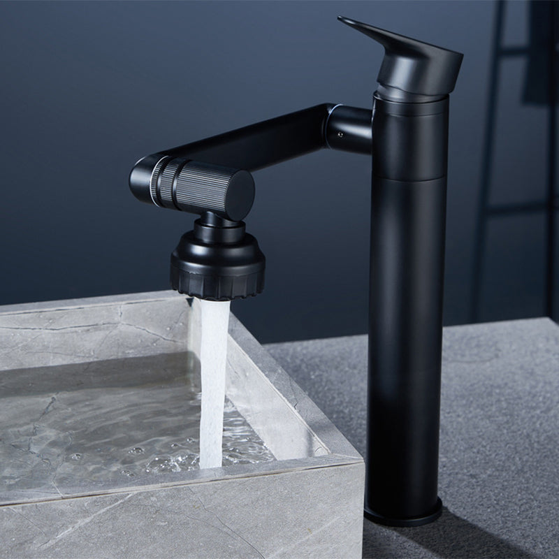 Lisslune | Modern Copper Low Arch Centerset Faucets Bathroom Sink Faucet
