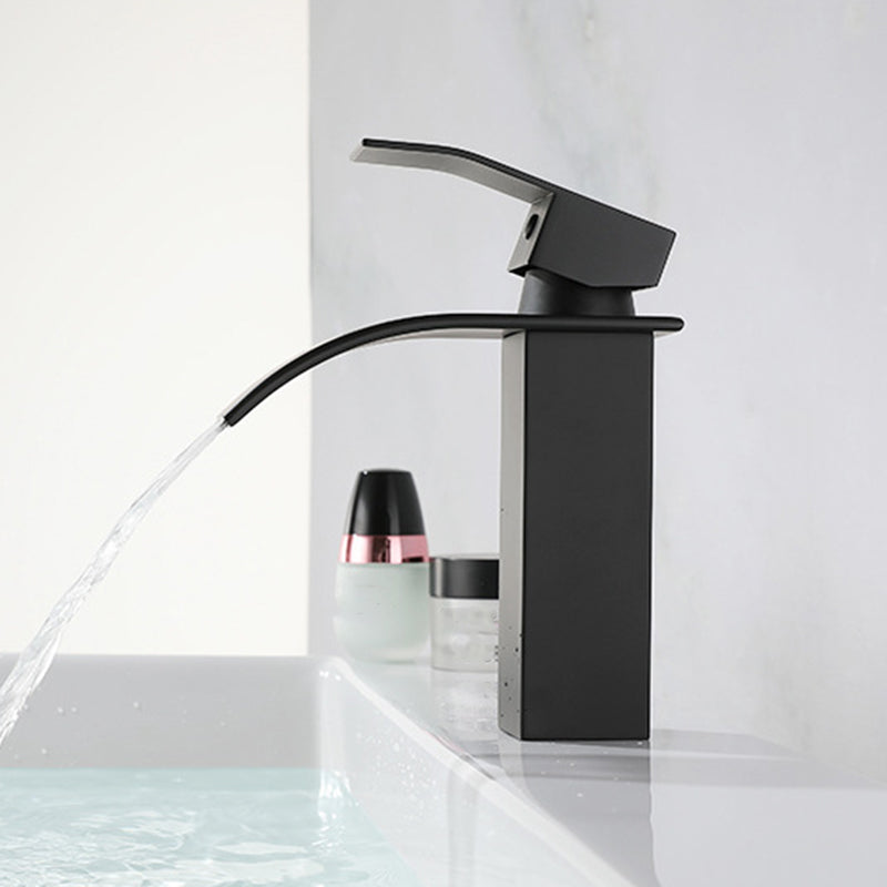 Lisslune | Waterfall Faucet Sink Bathroom Faucet Light Luxury Sink Faucet
