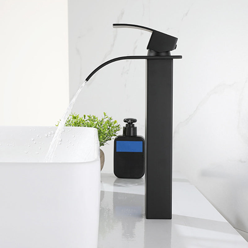 Lisslune | Waterfall Faucet Sink Bathroom Faucet Light Luxury Sink Faucet