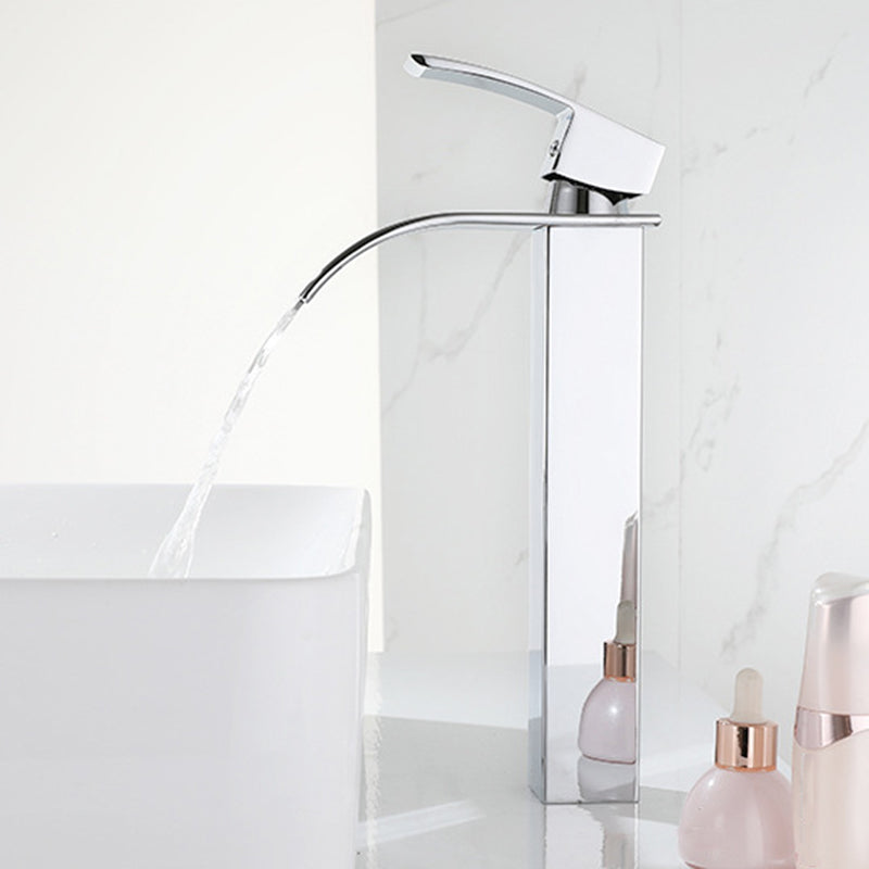 Lisslune | Waterfall Faucet Sink Bathroom Faucet Light Luxury Sink Faucet