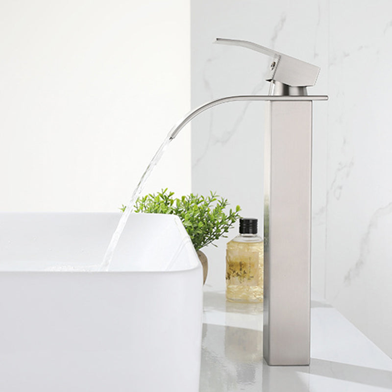 Lisslune | Waterfall Faucet Sink Bathroom Faucet Light Luxury Sink Faucet