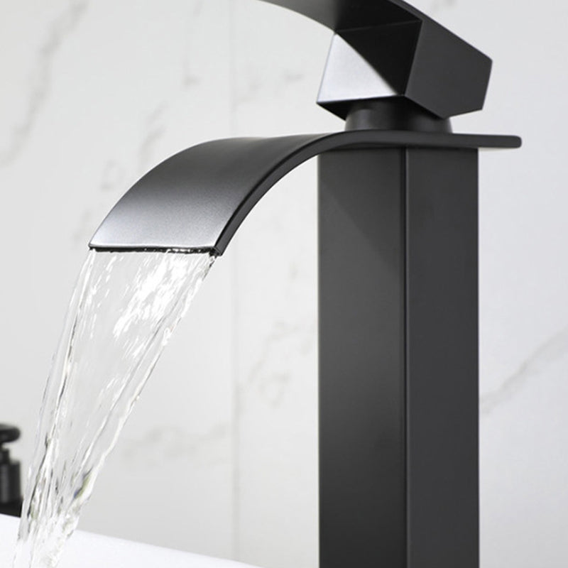 Lisslune | Waterfall Faucet Sink Bathroom Faucet Light Luxury Sink Faucet
