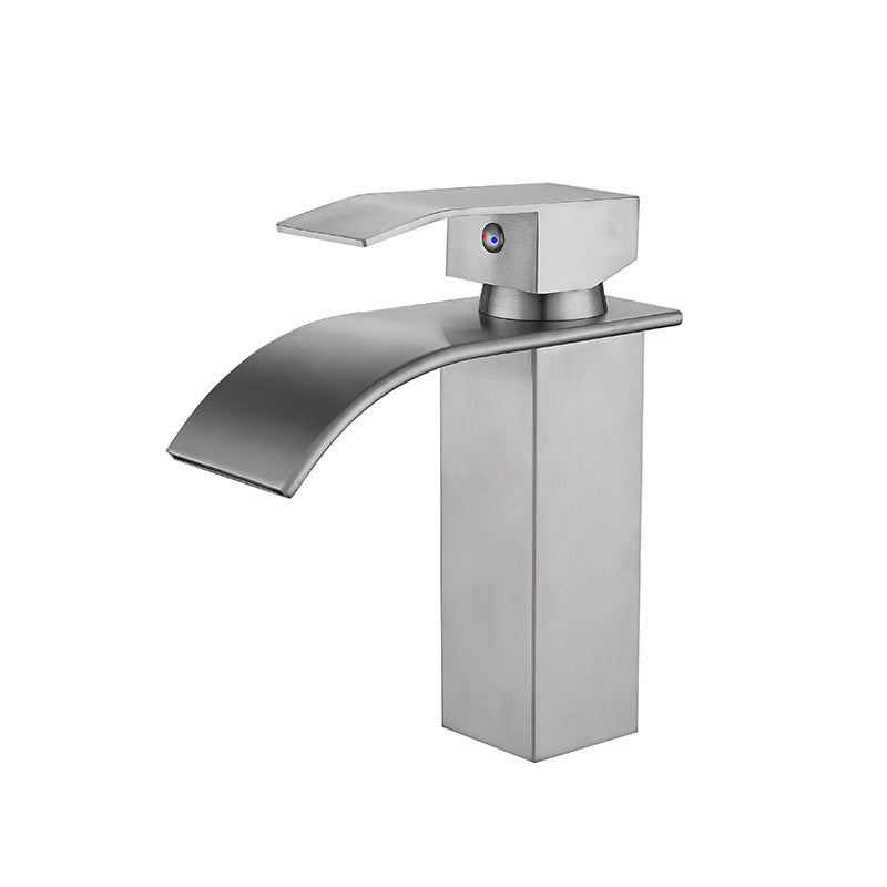 Lisslune | Waterfall Faucet Sink Bathroom Faucet Light Luxury Sink Faucet