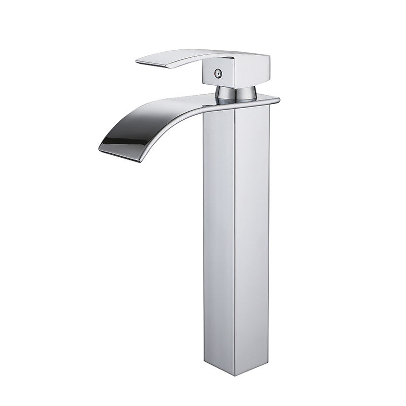 Lisslune | Waterfall Faucet Sink Bathroom Faucet Light Luxury Sink Faucet