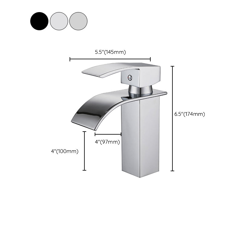 Lisslune | Waterfall Faucet Sink Bathroom Faucet Light Luxury Sink Faucet