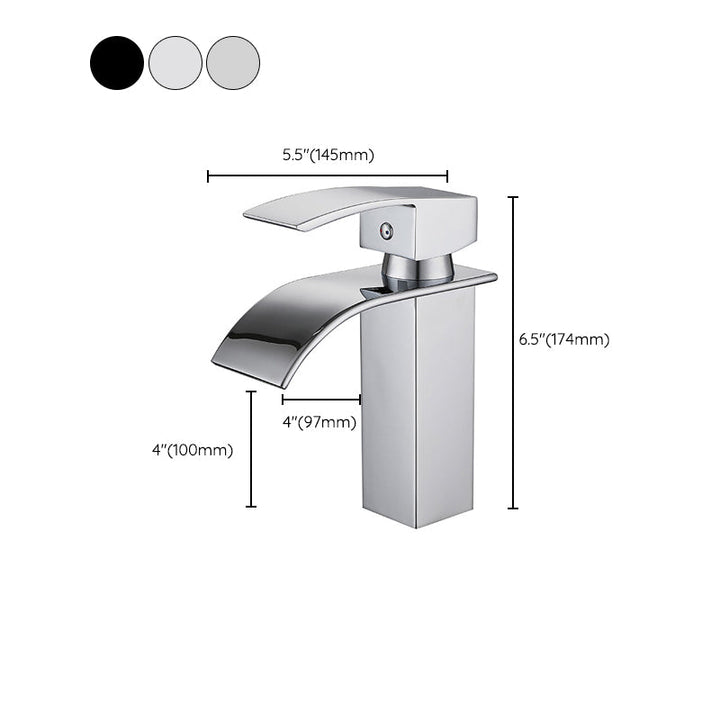 Lisslune | Waterfall Basin Tap Bathroom Faucet Lightweight Luxury Basin Faucet