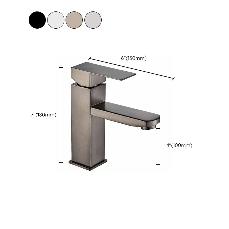 Lisslune | Contemporary Style Faucets Single Handle Basin Bathroom Faucet
