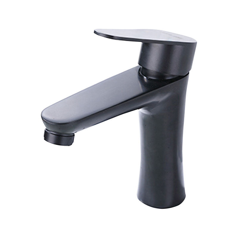 Lisslune | Contemporary Stainless Steel Basin Tap Lever Handles Low Arc Basin Mixer
