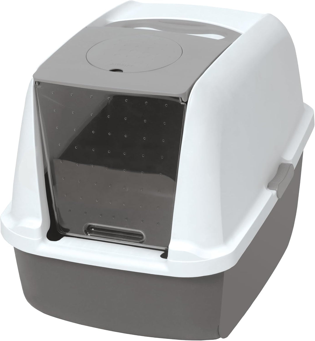 Lisslune | PetHome XL Cat Litter Box – Extra Large Covered Litter Tray with Odor Control