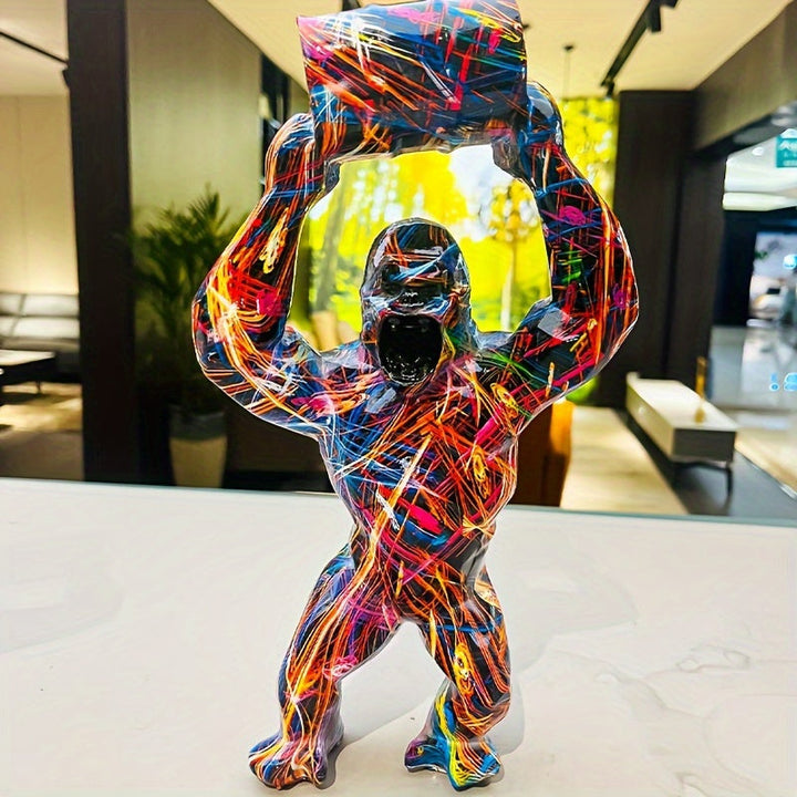 Lisslune | Luxury Graffiti Donkey Kong Barrel Sculpture