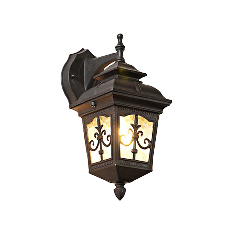 Skørter | Aluminium Black/Brass Wall Lamp Light Arrow Flower 1 Bulb Rustic Up/Down Wall Lamp Fixture for Restaurant