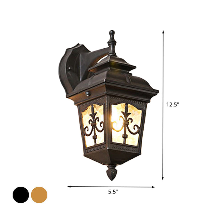 Skørter | Aluminium Black/Brass Wall Lamp Light Arrow Flower 1 Bulb Rustic Up/Down Wall Lamp Fixture for Restaurant