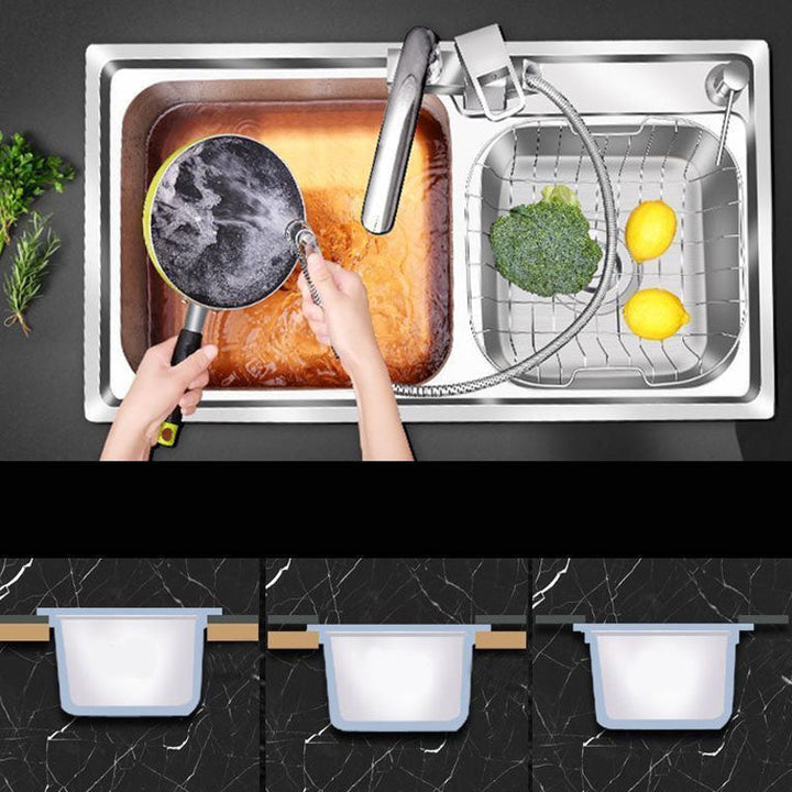 Lisslune | Classic Style Kitchen Sink Stainless Steel Kitchen Sink with Drainage Hole Kit