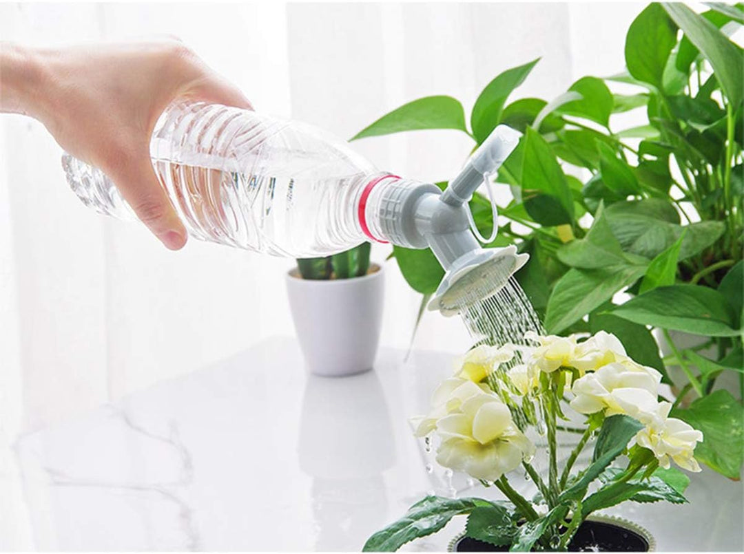 Lisslune | 2-in-1 Double Cap Bottle Spray Nozzle – Mini Spray Head for Garden Irrigation