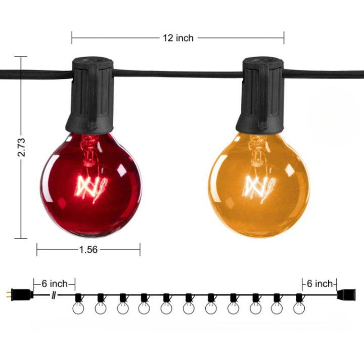 Lisslune | Royaleva Outdoor Dimmable String Lights - 20 ft LED Ambient Lighting
