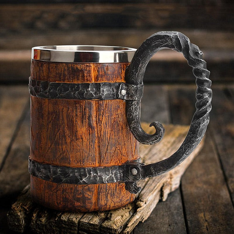 Lisslune | Viking Barrel Mug(Large:550ml)