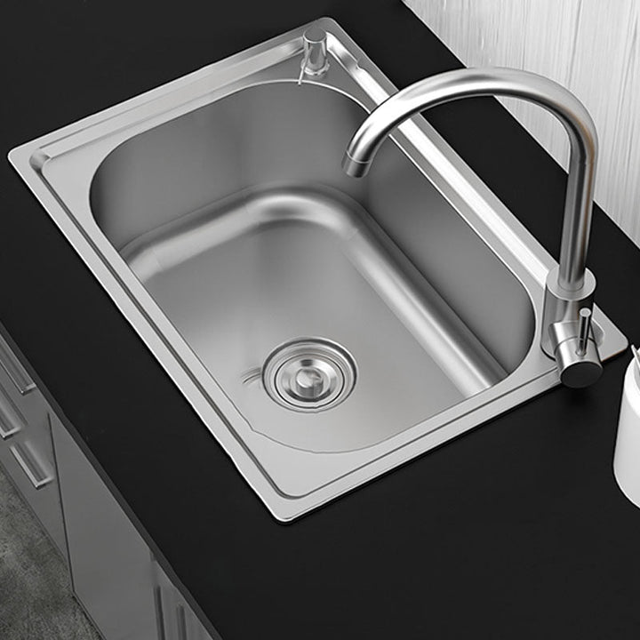 Lisslune | Modern Workstation Sink Stainless Steel Drain Arrangement and Faucet Kitchen Sink