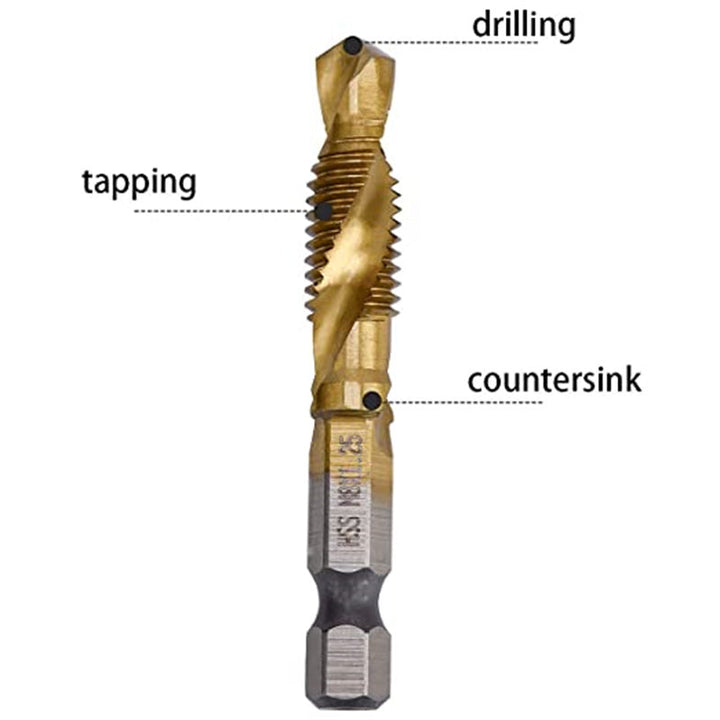 Lisslune | 6-piece metric tap bit set