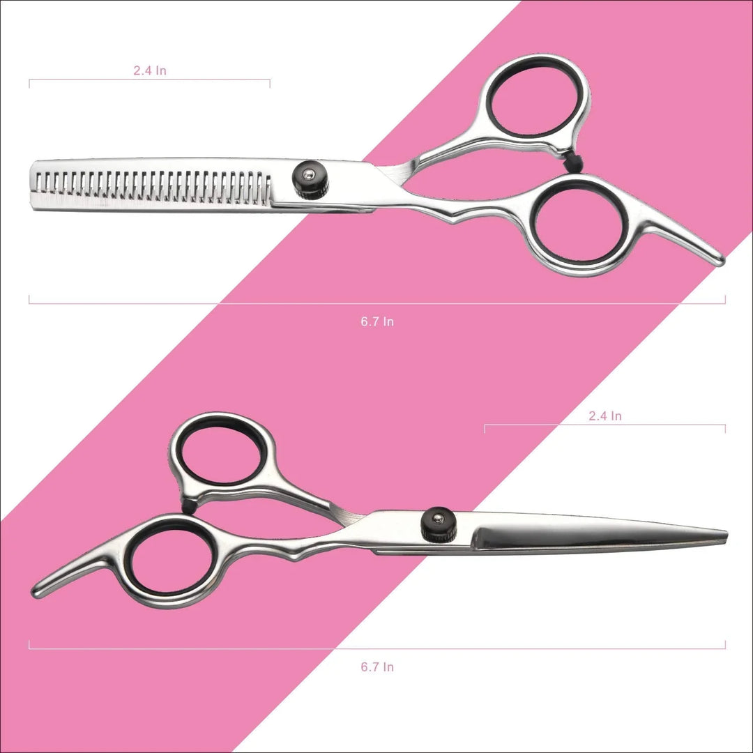 Lisslune | Professional Hair Care Set | Cutting and Thinning Scissors for Precision Hairstyles