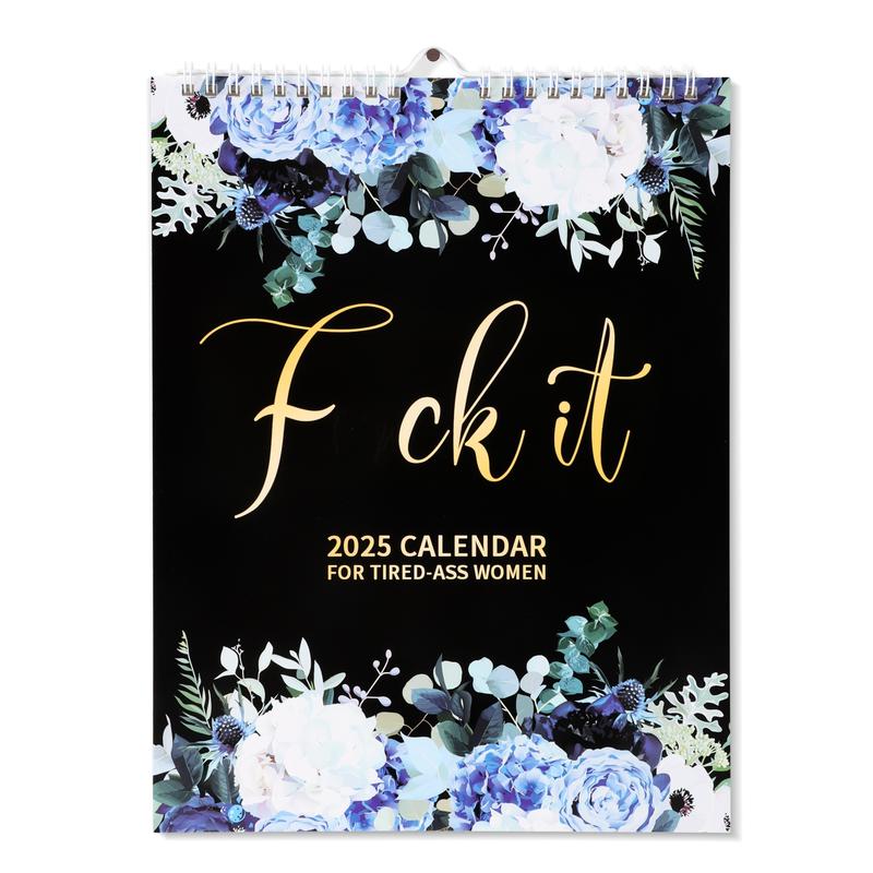 Lisslune | 2025 Calendar with Fun Quotes and Planner