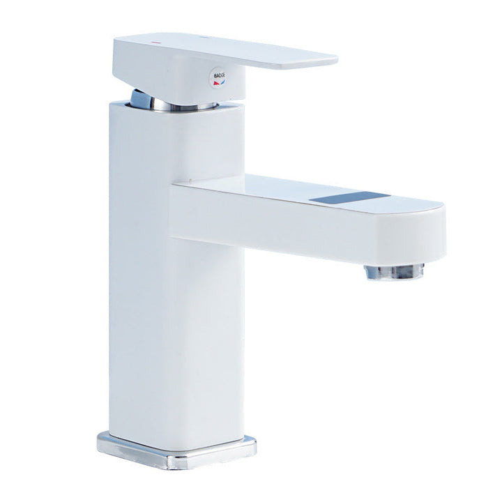 Lisslune | Contemporary Sink Faucet Digital Display Monochrome Low Arc Sink Bathroom Sink