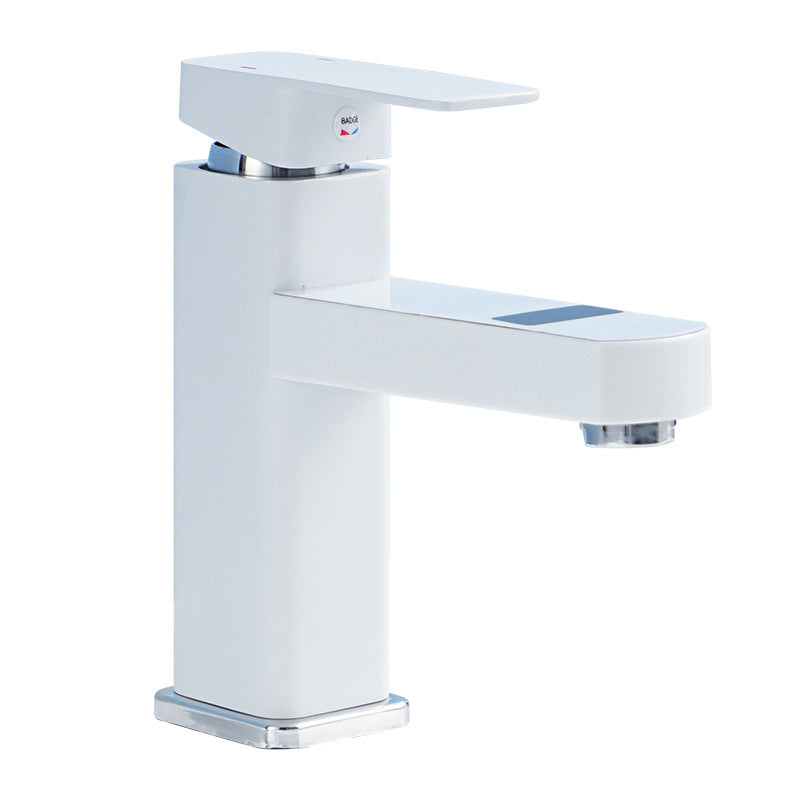 Lisslune | Contemporary sink faucet Digital display Monochrome Low arch basin Bathroom sink