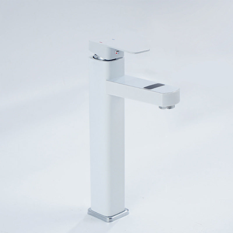 Lisslune | Contemporary Sink Faucet Digital Display Monochrome Low Arc Sink Bathroom Sink