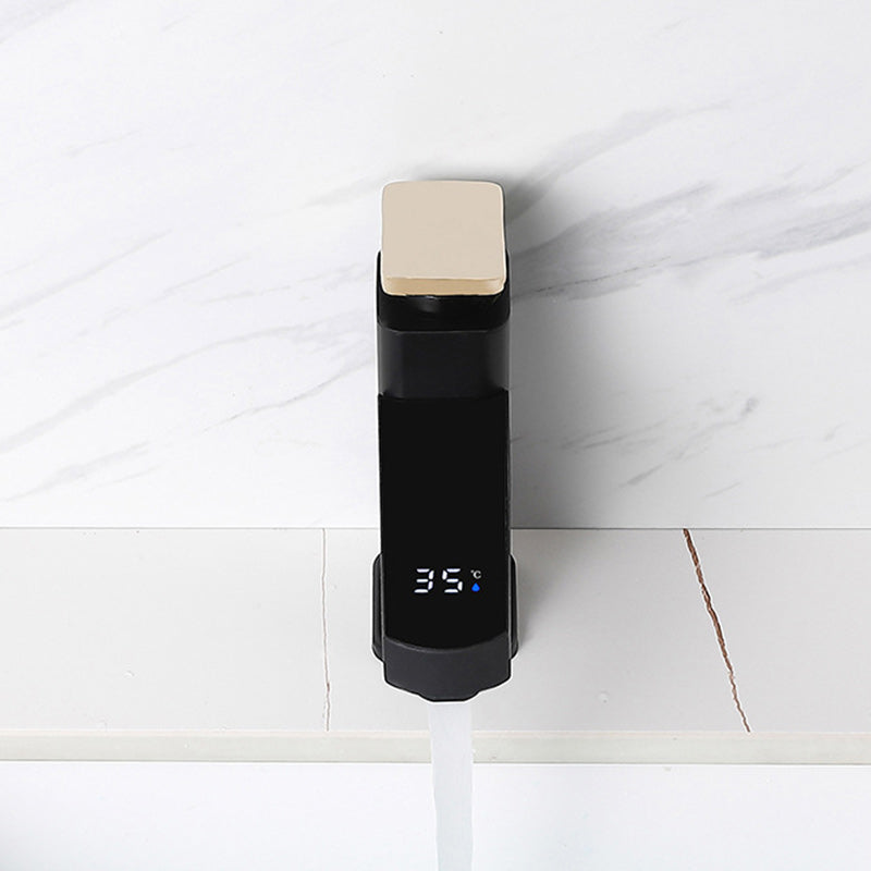 Lisslune | Contemporary sink faucet Digital display Monochrome Low arch basin Bathroom sink
