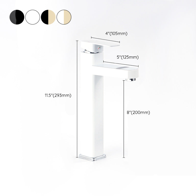 Lisslune | Contemporary sink faucet Digital display Monochrome Low arch basin Bathroom sink