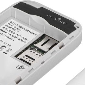 Lisslune | Portable 5G Wi-Fi Router | Secure, High-Speed Connection for Travel & Home Use