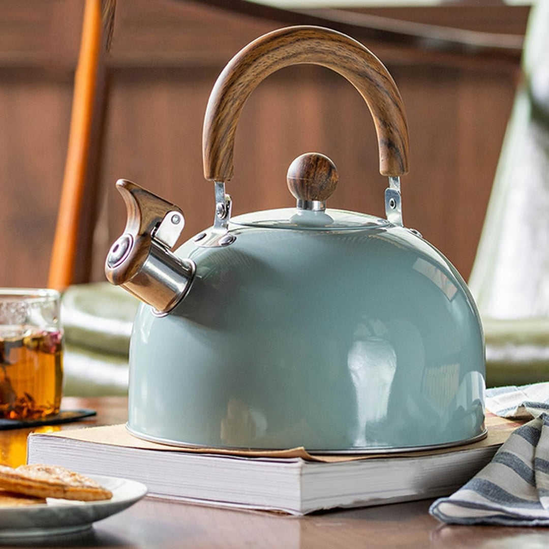 Lisslune | Whistling Kettle – Stainless Steel Water Kettle with Automatic Whistle for Induction and Gas (2.5L & 3L)