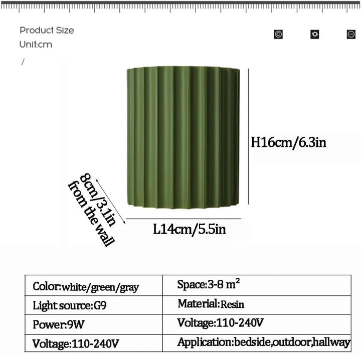 Lisslune | Minimalist LED Wall Light – Soft Glow Up & Down Accent Lighting for Indoor Spaces