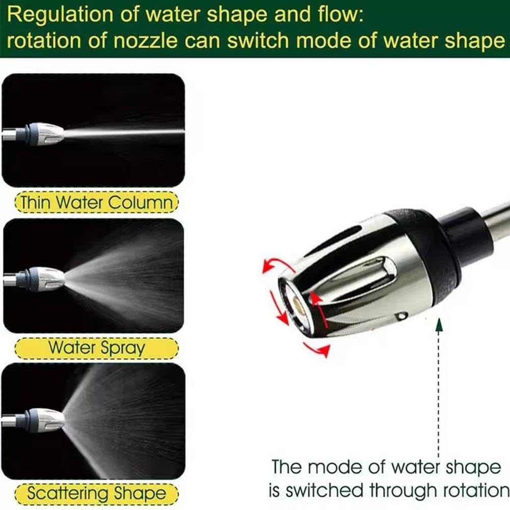 Lisslune | AquaBlitz High-Pressure Spray Gun – Universal Hose Attachment for Powerful Cleaning