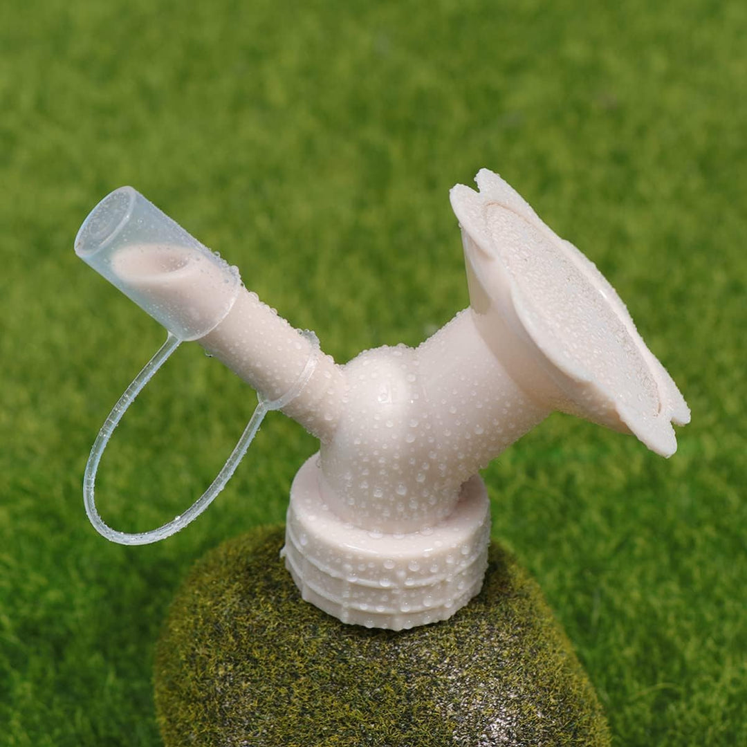 Lisslune | 2-in-1 Double Cap Bottle Spray Nozzle – Mini Spray Head for Garden Irrigation