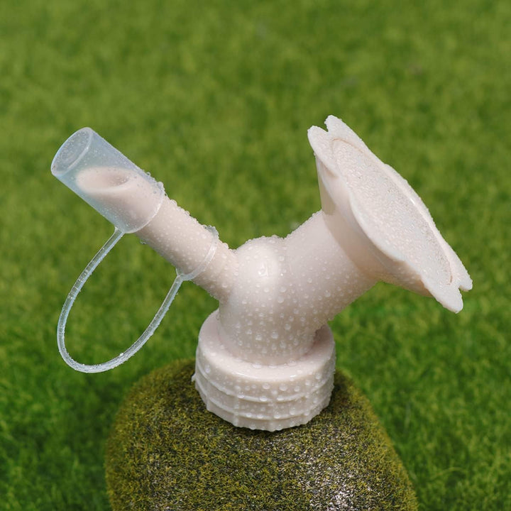 Lisslune | 2-in-1 Double Cap Bottle Spray Nozzle – Mini Spray Head for Garden Irrigation