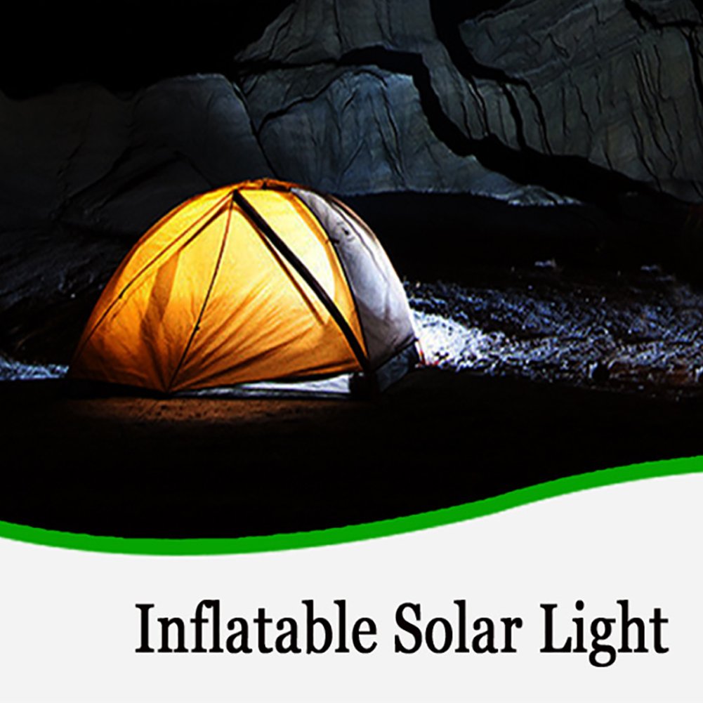 Lisslune | Solar lamp in transparent bag – Energy-saving LED lamp for garden and outdoor use