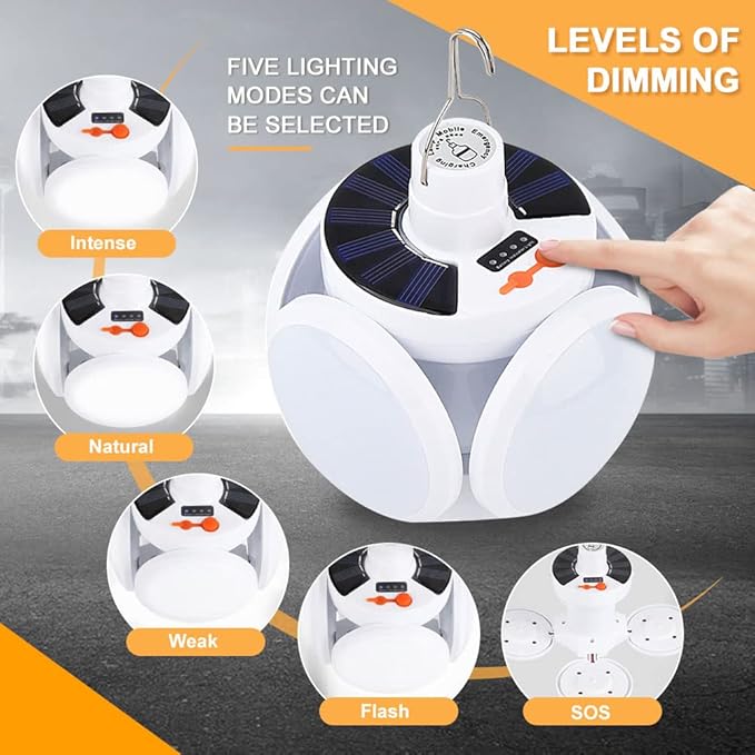 Lisslune | Practical Solar Outdoor and Camping Lamp