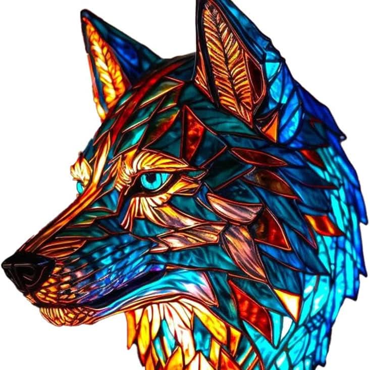 Lisslune | LED Dog Table Lamp – Modern Resin Design