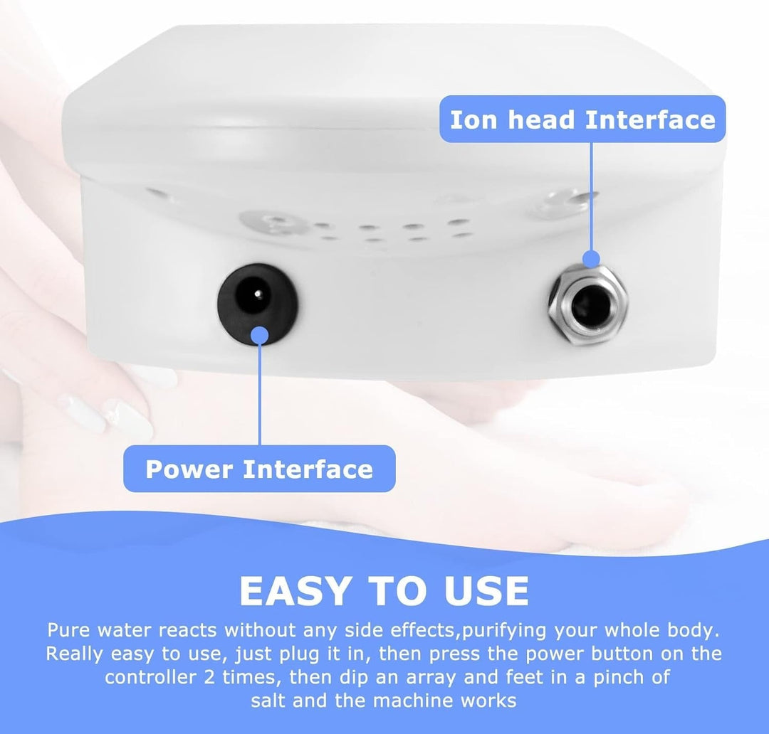 Lisslune | Ionic Detox Foot Spa | Professional-Grade, Energy Boosting & Deep Cleanse for Home Use
