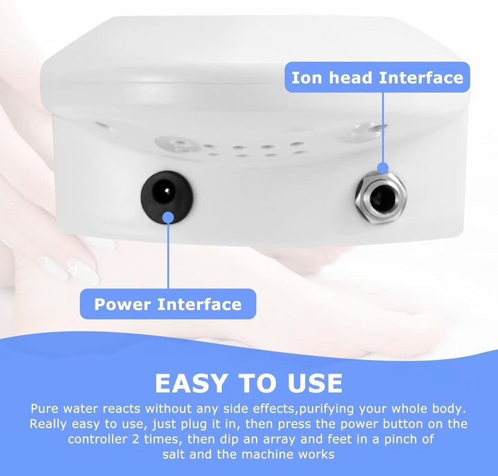Lisslune | Ionic Detox Foot Spa | Professional-Grade, Energy Boosting & Deep Cleanse for Home Use