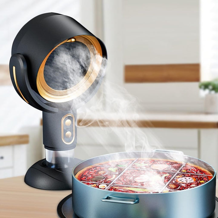 Lisslune | AetherVent™ | Portable Range Hood | Powerful Rechargeable Kitchen Exhaust Fan | Ideal for Any Space & Cooking Needs