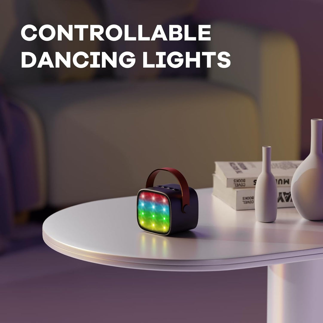 Lisslune | Portable Mini Karaoke Machine with Bluetooth Speaker & 2 Wireless Mics – Veylo